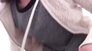 Some girls nearly wet their pants hurrying to restroom relief