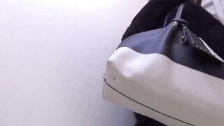 Some girls nearly wet their pants hurrying to restroom relief