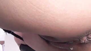 Adorable Japanese stunners unaware of cam during their pee