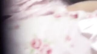 Beauty captured on cam rubbing pussy with horny fingers
