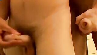 Str8Thugs.com - Thugs' mutual lotion-assisted cock jacking and cum blasting group sce