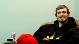 JoeSchmoeXXX.com - Young man goes naked and strokes his dick before cumming forcefull