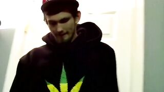 JoeSchmoeXXX.com - Young man goes naked and strokes his dick before cumming forcefull