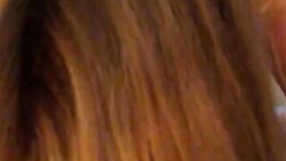 Amateur Blonde MILF Gives a Blowjob