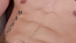 MilitaryHunk.com - Tattooed hunk in the army sucks off another soldier with deep pass