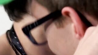 RawTwinkys.com - Horny nerd twinks indulge in raw pounding after hot cock sucking in