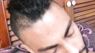 Muscular Latino Lino drills deep into Julios tight ass