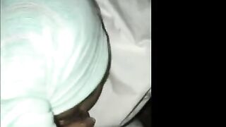 Black Amateur Sucks a Big Dick