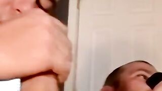 Tatted jock pumps fat cock till satisfying eruption