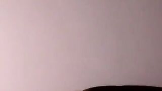 Skinny amateur strokes lubed dick till cum geyser
