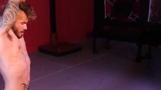 Ricky Sins grabs Draven Torres cock and balls brutally