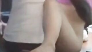 Homemade Interracial Cuckold Creampie with Amateur Girl