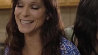 MILF stepmom let stepsons TS GF fuck her asshole