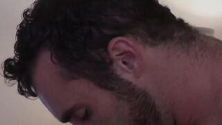 Cute hunk sucks then fucks younger boyfriend hard