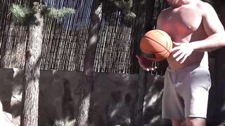 Naughty Eufori seduces a muscular dude to fuck her MILF cunt outdoors