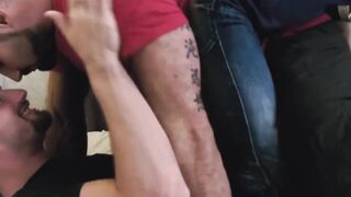 Jaxton Wheeler floods JD Phoenix with cum after anal rail