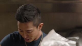 Dante Colle works hard pounding Jkab Ethan Dales tight ass