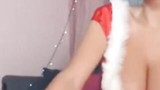 Big Tits Xmas Webcam Show