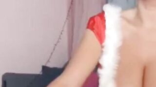 Big Tits Xmas Webcam Show