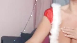 Big Tits Xmas Webcam Show