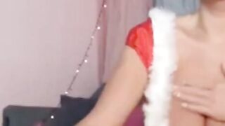 Big Tits Xmas Webcam Show