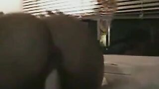Black Girl and White Guy on Webcam