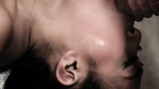 Ember Snow pleads for sticky sperm in her tight Asian pussy