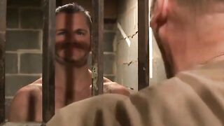 MuscleJockBound.com - Hunky Tober Brandt drenched in master's piss