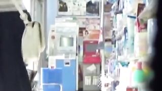Asian women in minis pee public toilets unaware of cam