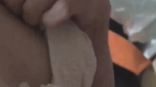 Alone Japanese babe shows cam how she fingers deep