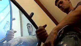Str8Thugs.com - Straight thug's solo mighty hands cock pleasuring and cum blasting fe