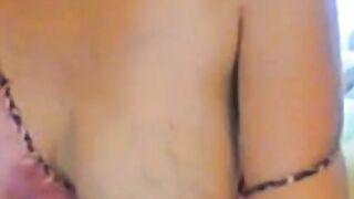 Big-Titted Amateur MILF Plays with Her Nipples on Webcam