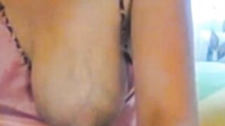 Big-Titted Amateur MILF Plays with Her Nipples on Webcam