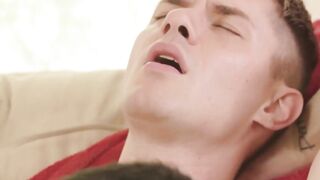 MaleIcons.com - A cute jock's anal preparation with fingering and rimming before a ha