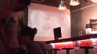 Smooth twink blows fat daddy dick then takes it raw