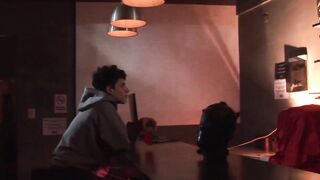 Smooth twink blows fat daddy dick then takes it raw