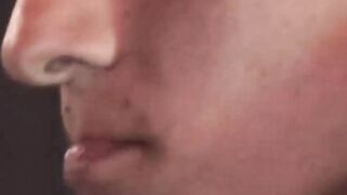 Slim twink sucks mature daddies cock then gets bred