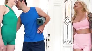 Bench press used properly for a threesome