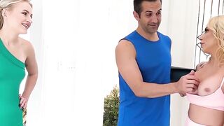 Bench press used properly for a threesome