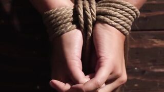 Gizelle Blanco Rope Submission and Suspension Torment with The Pope in dungeon