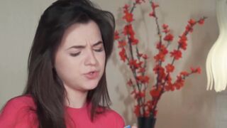 Aislin and Haily Sanders finger and lick in lesbian pairing