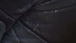 Her slim fingers kept teasing her vag till orgasm hits hard