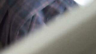 Her slim fingers kept teasing her vag till orgasm hits hard