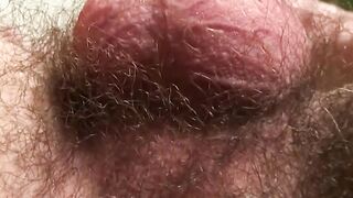 Dempsey Stearns prepares to drain his balls of their hot load