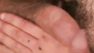 Rough silver fox gets nude and slowly milks his meat
