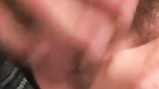 Older dude strips and strokes his big cock to climax