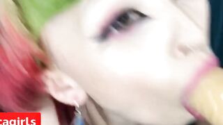 Asian Egirl Squirts with Sex Toy on Webcam