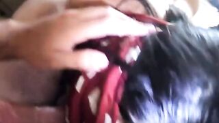 Muscular Hunk Gives Asian Babe Orgasmic Oral Pleasure