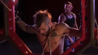 Ricky Sinz cock slapped with rat trap and electro baton