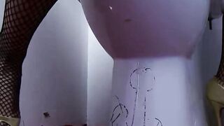 Redhead Big Tits at Glory Hole Fuck